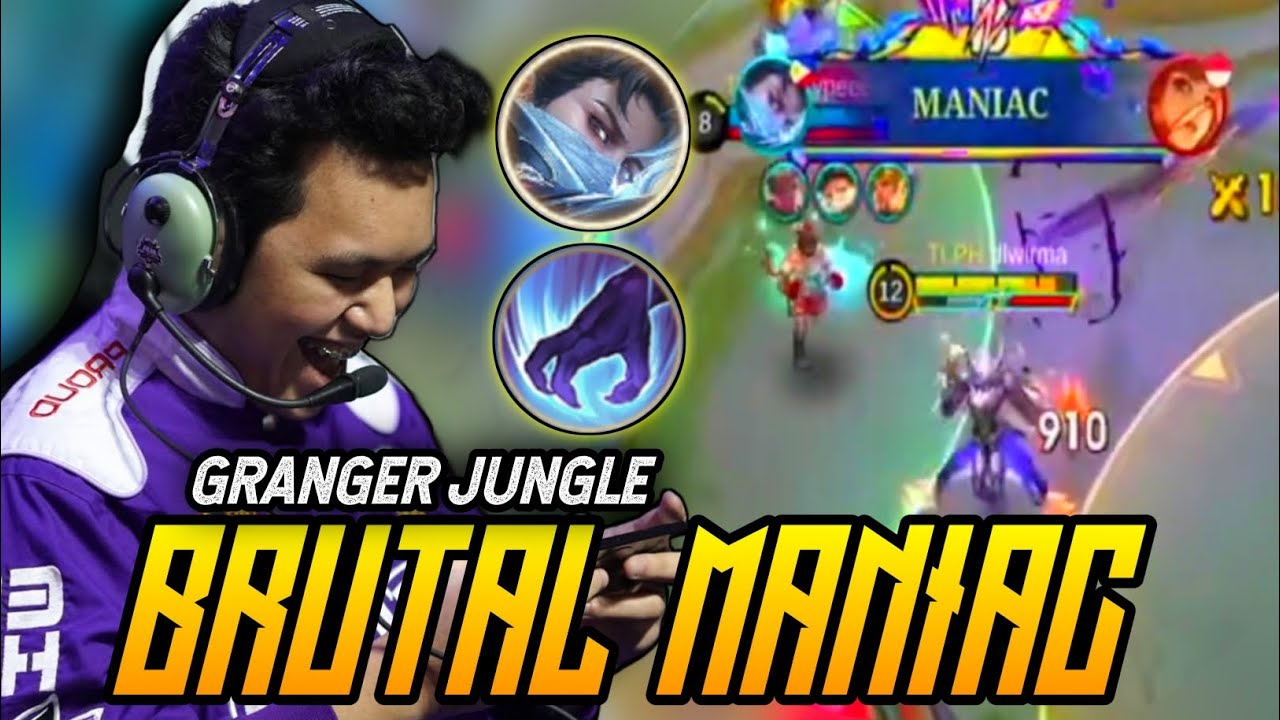 Karltzy Destroy enemy Using Granger JUNGLE and gets a MANIAC! GRANGER ...