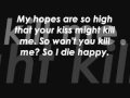 Dashboard Confessional - Hands Down (Lyrics)