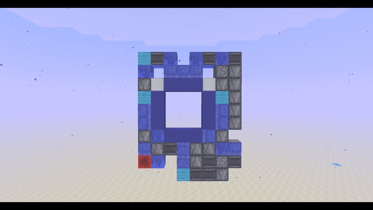 Minecraft 3x3 Underwater Piston Door (80 Blocks) YouTube