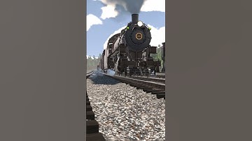DHTrainz Shorts, EB Heavy, Departing Alarka on the GN in Railroader #train #trainsim  #railroader
