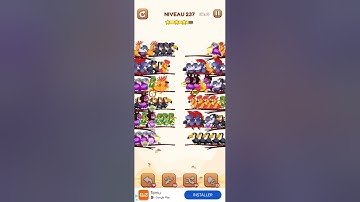 bird sort 2 color puzzle solution niveau 237 #games #gaming #puzzle #puzzlegame #androidgames