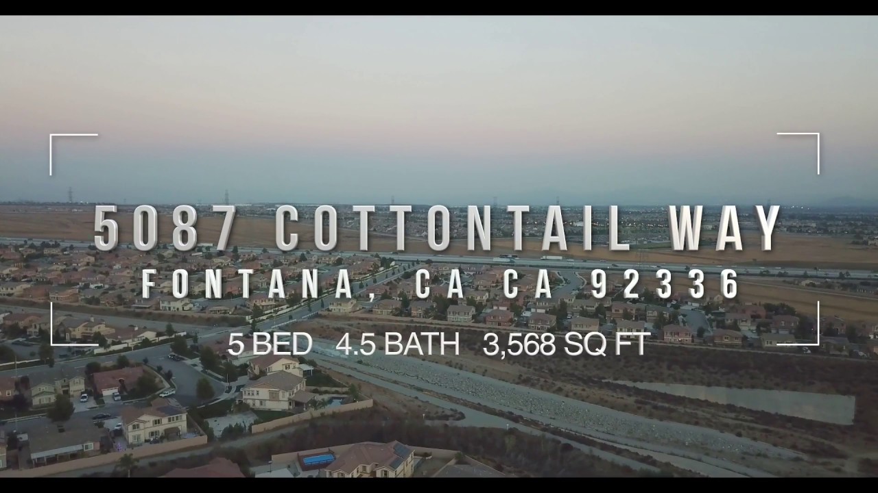 5087 Cottontail way Fontana Ca 92336 (North Fontana / Coyote Canyon