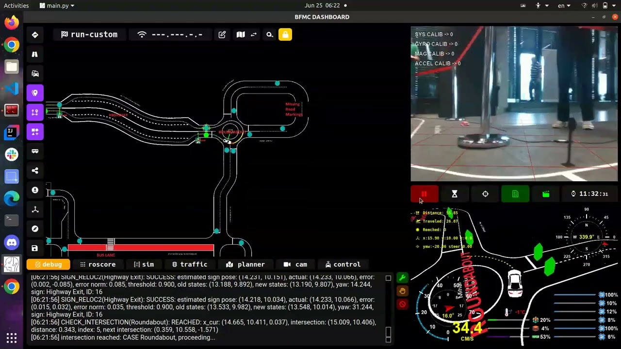 BFMC 2025 Finals - Arena Fight - Team Pothole Avoidance
