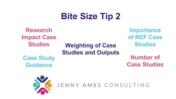 Bite size tip 2: REF weightings of impact case studies