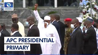 APC Presidential Primary: President Buhari Returns To Eagle Square