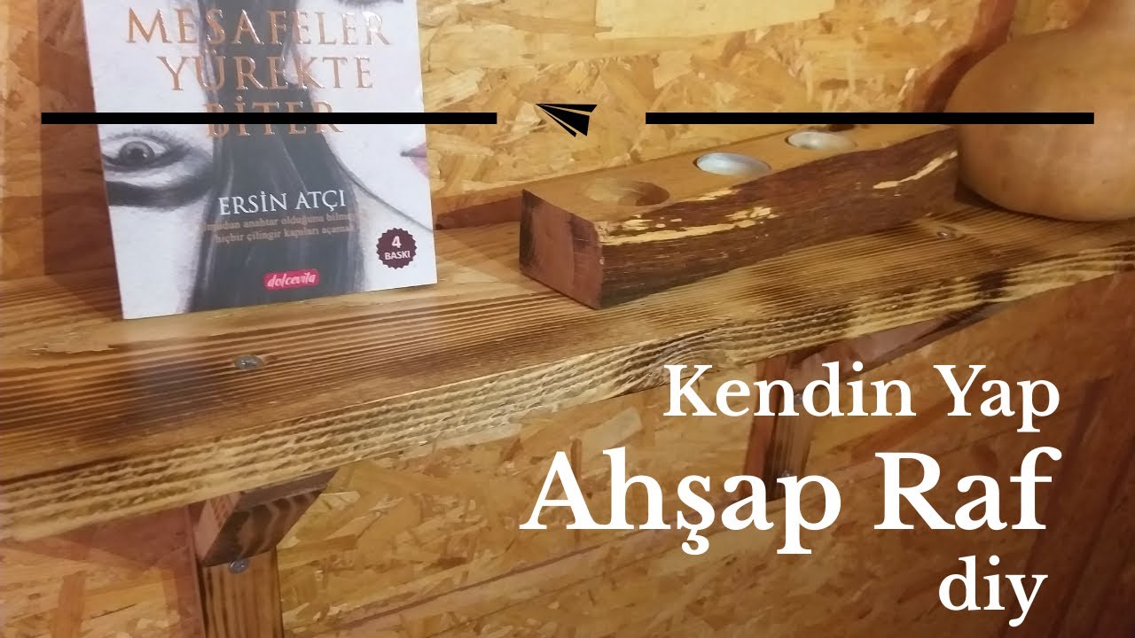 AHŞAP RAF YAPIMI DUVAR KONSOLU (KENDİN YAP DIY) YouTube
