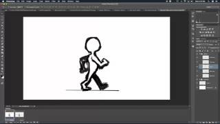 Photoshop Animation Tutorial: Frame by Frame Character Walk