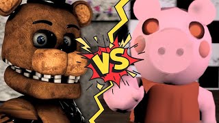FNaF Animatronics VS Piggy Characters [SFM FNaF]