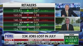 Hassett says good news is that bad jobs report is mostly teachers