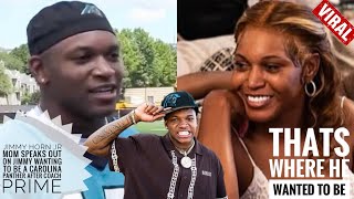 Jimmy Horn Jr Mom SPEAKS OUT On Jimmy Wanting To Be A Carolina Panthers After Coach Prime