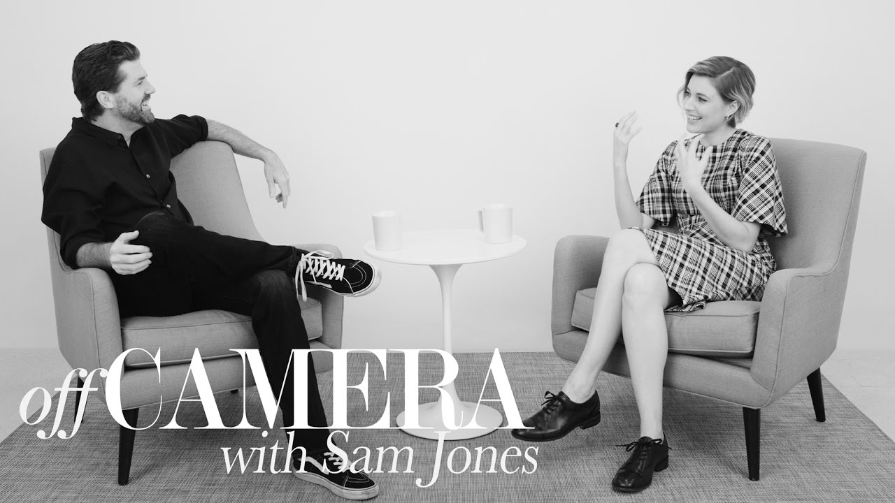 「greta gerwig off camera with sam jones」的圖片搜尋結果