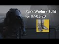 Xur&#39;s 64 stat total Lunafaction Boots | 07-05-20 Build