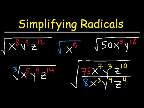 Video: Hvordan fungerer radikaler i matematikk?