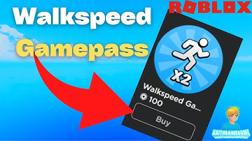 How To Make A WalkSpeed Gamepass In Roblox Studio! [2021]