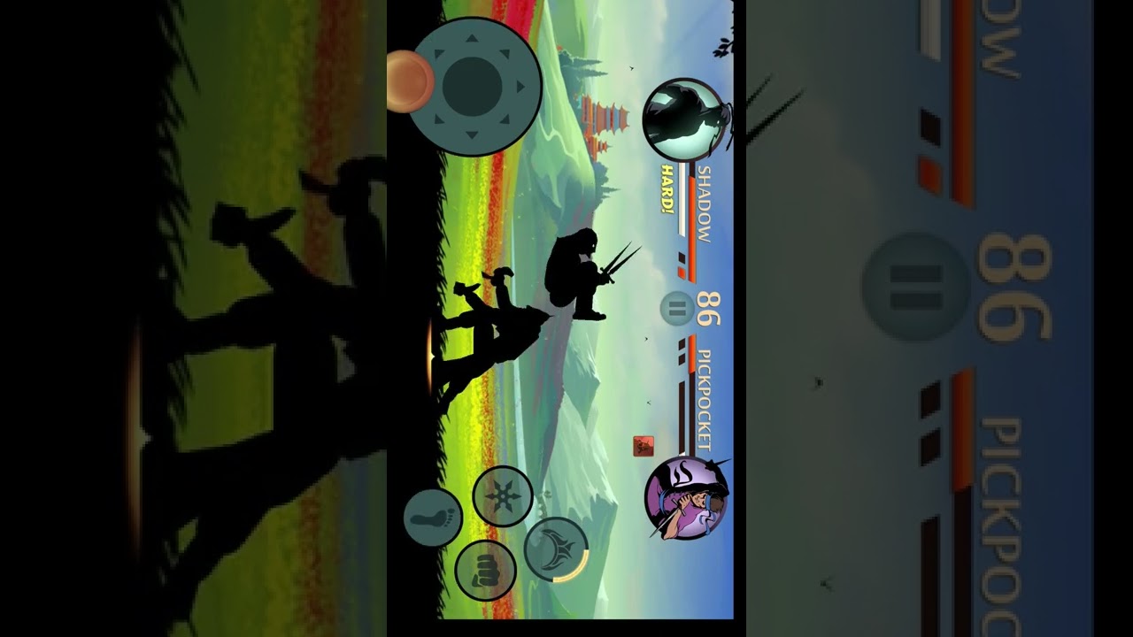 pickpocket vs shadow | YTSHORTS | 