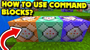 How to Use COMMAND BLOCKS in Minecraft? Command Blocks, All Types, Command Block Minecarts [Simple]