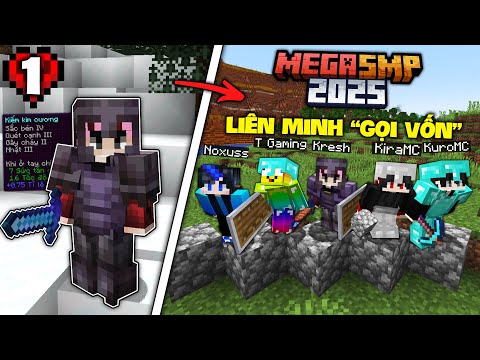 Minecraft MEGA SMP 2025 Tập 1: Lời Mời Vào Team "Gọi Vốn" Từ Kira và Kuro?