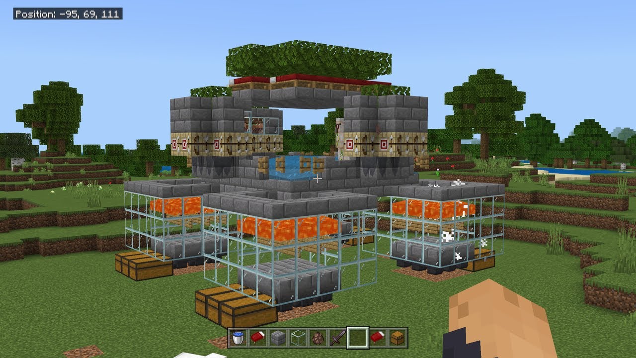 Simple Minecraft Bedrock 1.19 Iron Farm! (Xbox/PS4/MCPE/Nintendo Switch