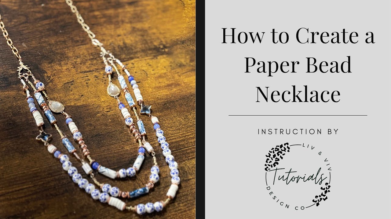 How to Create a Paper Bead Necklace