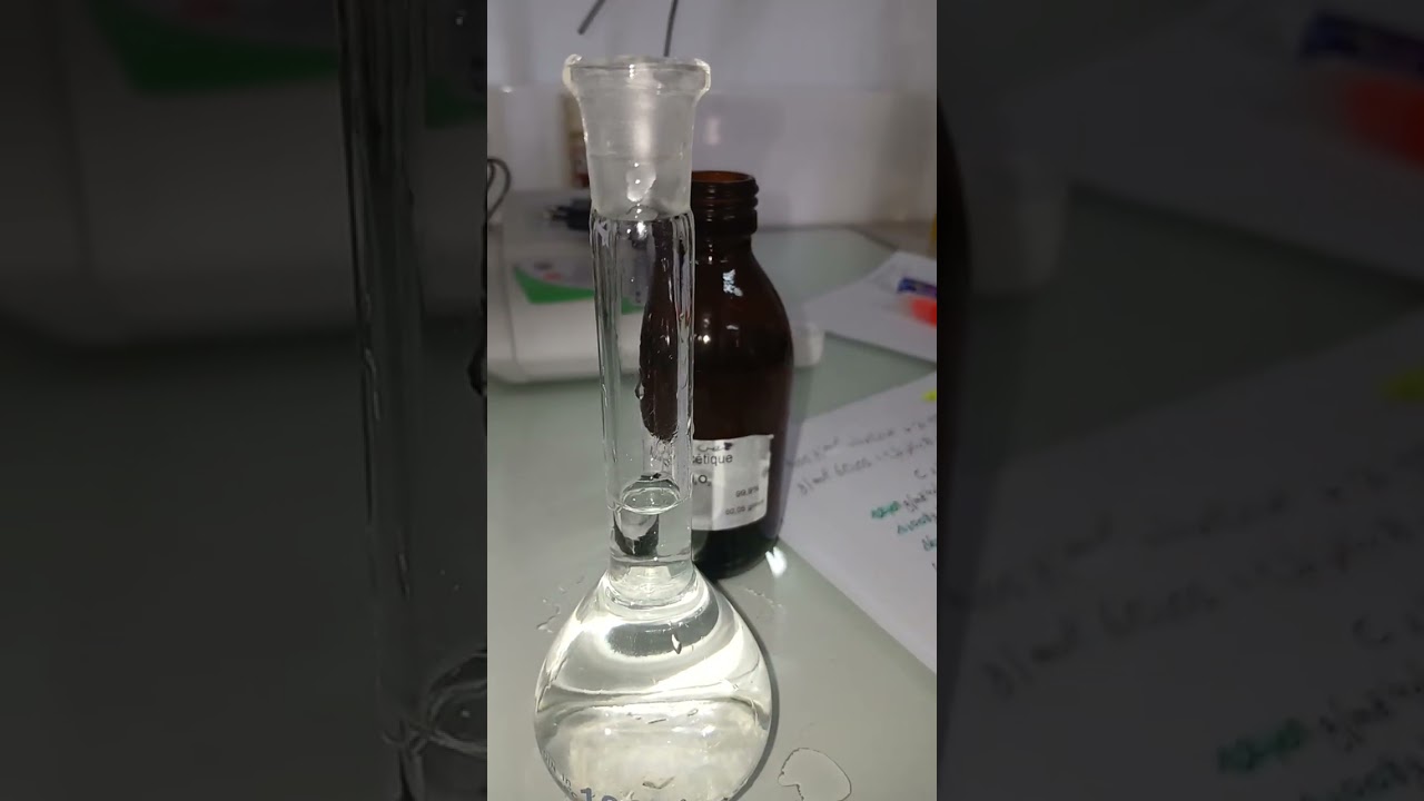 تحضير محلول باستخدام التخفيف المرحلي