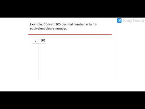 Conversion from DECIMAL to BINARY (Telugu)