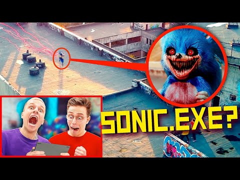 СРОЧНО! SONIC.EXE НАПАЛ НА НАС ! МОЙ ДРОН СНЯЛ РЕАЛЬНОГО SONIC.EXE **он существует** Серия 1