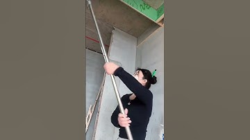 Female Carpenter Installs Ceiling#diy #beautifultools #construction