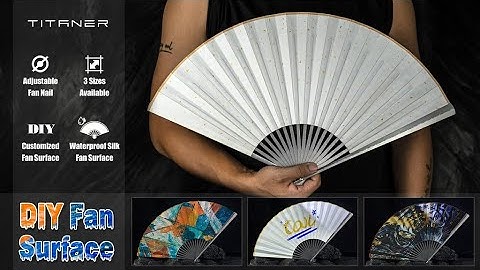 Now on Kickstarter: Titaner Titanium Every Day Carry Folding Fan