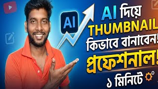 ✅Ai দিয়ে কিভাবে থাম্বনেইল তৈরি করবেন | Create YouTube Thumbnail Usaing Ai