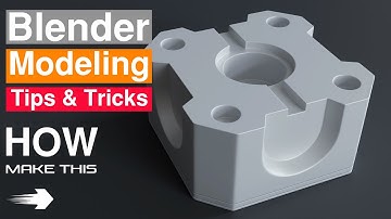 Blender Hard Surface Modeling _ Blender Tutorial _ B3D