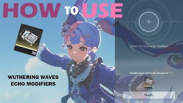 How to use the new Echo Modifier in Wuthering Waves!