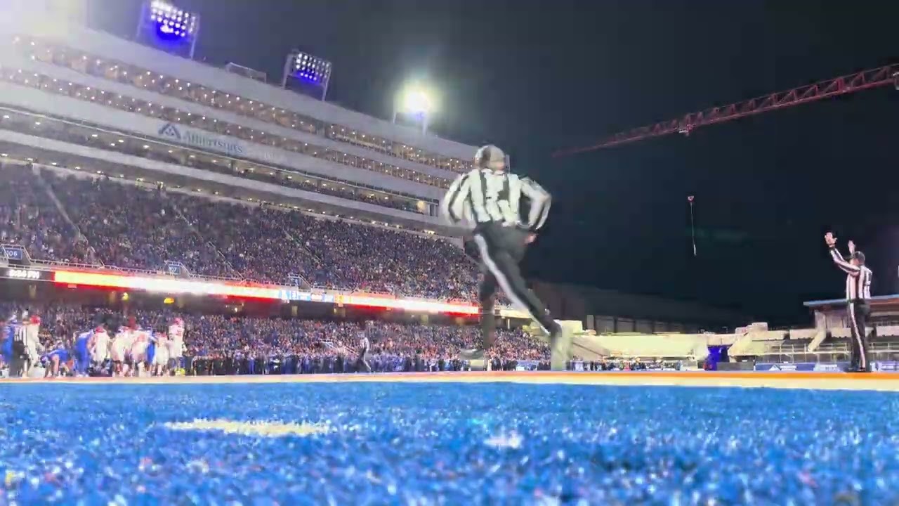 A touchdown at Albertsons Stadium (Boise, Idaho) 