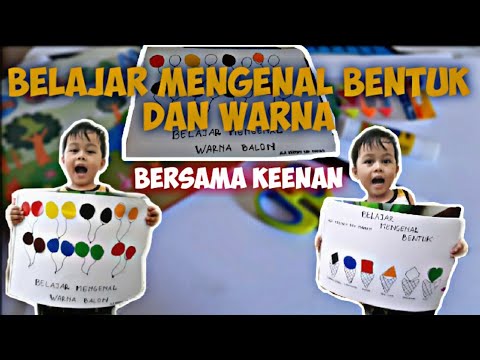Mainan Edukasi Anak 2 Tahun |Belajar Mengenal Bentuk dan Warna-Bersama