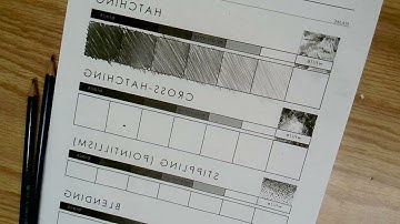 Value scale Hatching and Cross Hatching Demo