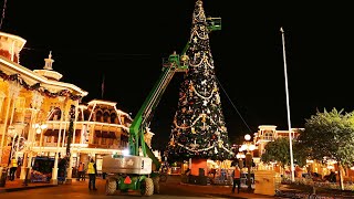 Halloween to Christmas Changeover in the Magic Kingdom, Overnight Including Time-Lapse 2021