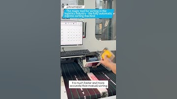 The magic tool for sorting in the logistics industry - the fully automatic express sorting machine