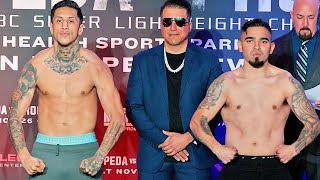 FERNANDO VARGAS JR VS ALEJANDRO MARTINEZ • FULL WEIGH IN & FACE OFF VIDEO