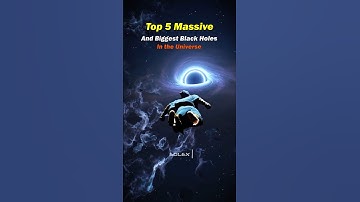 Top 5 Massive Black Holes 😱☠️ #space #blackhole #universe