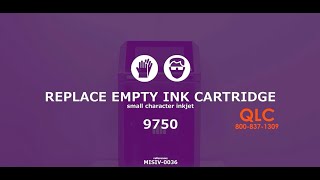 QLC 9750 Replacing Ink Cartridge
