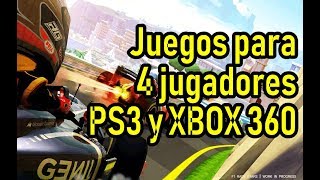 Juegos para 4 jugadores Ps3 y Xbox 360