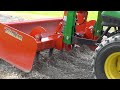 Hydraulic Box Blade First Use!  Deere 1025R Tackles Crushed Stone Driveway