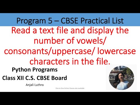 Python Program#5-To print the number of vowels, consonants, upper and lower case letters from a file