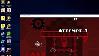 Geometry Dash Mobile App on Windows 11 (obs test) screenshot 4