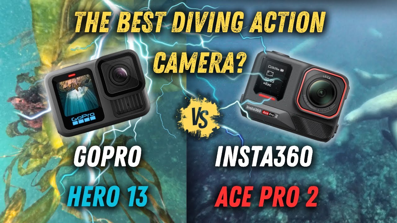 GoPro 13 VS Insta360 Ace Pro 2 - Best Action Camera for Diving