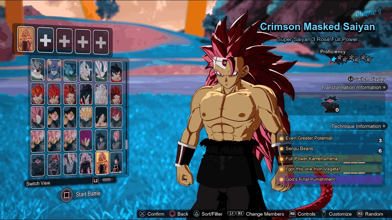 Dragon Ball Sparking Zero - Goku Black SSJ Rose Full Power VS Goku UI & Vegeta UE