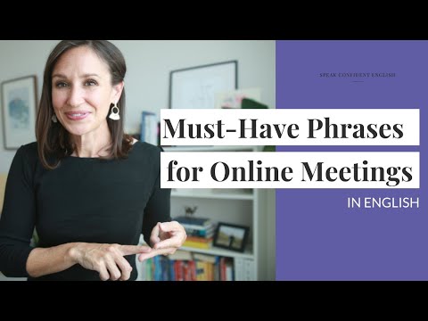 Must-Have English Phrases for Online Meetings [Professional English Skills]