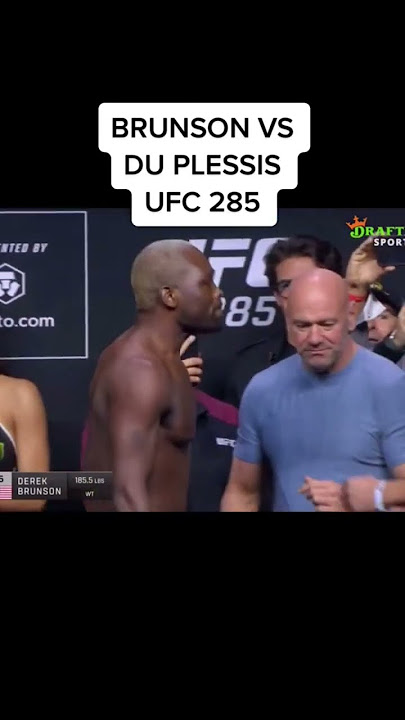 Derek brunson vs dricus du plessis #shorts #ufc285  #ufc #fight #fighter #highlights #mma