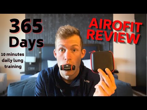 AIROFIT REVIEW - 365 days lung training ( 11.7L lung volume )