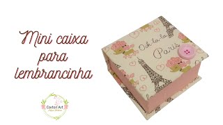 Aprenda a Fazer Essa Linda Caixinha de Lembrancinha em Cartonagem Reutilizando Capa de Caderno. DIY