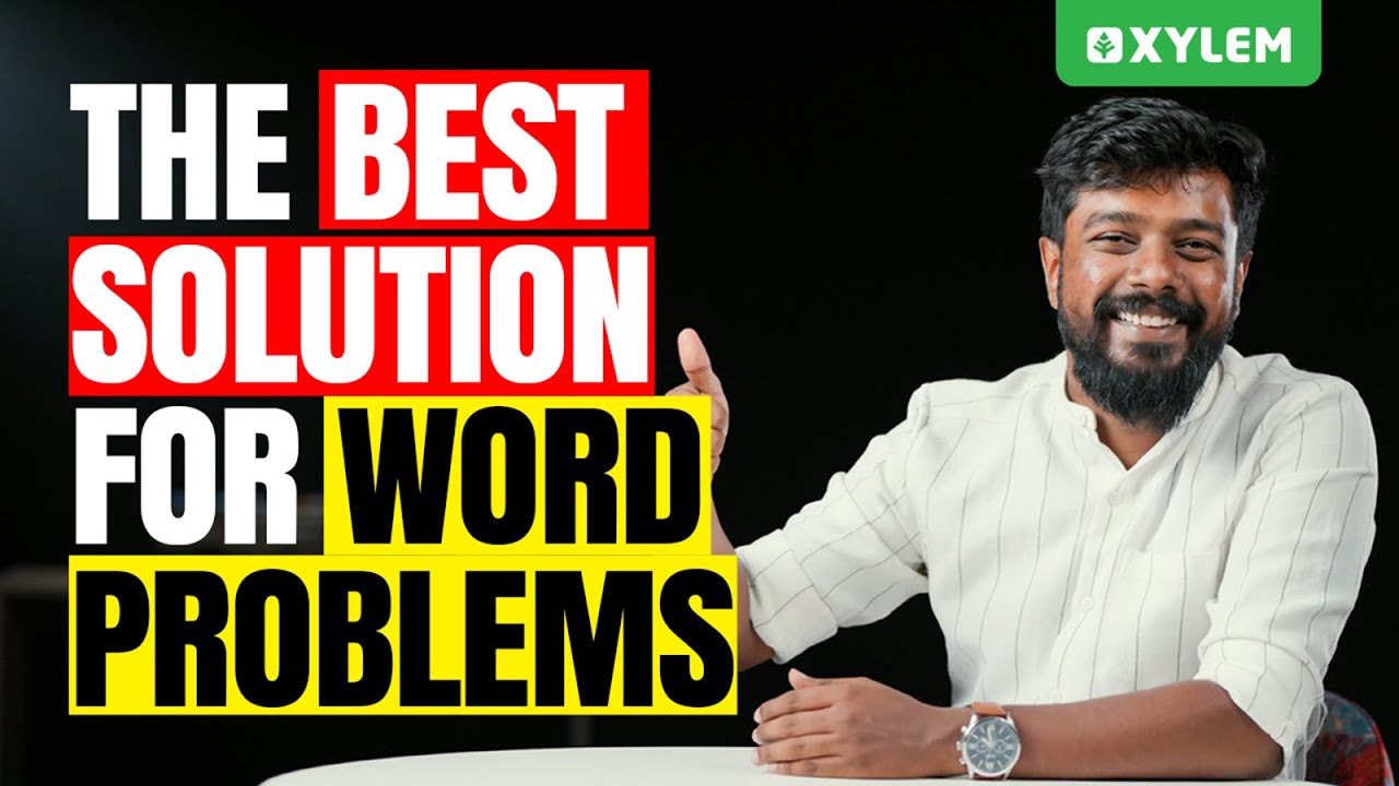 THE BEST SOLUTION FOR WORD PROBLEMS !! - YouTube